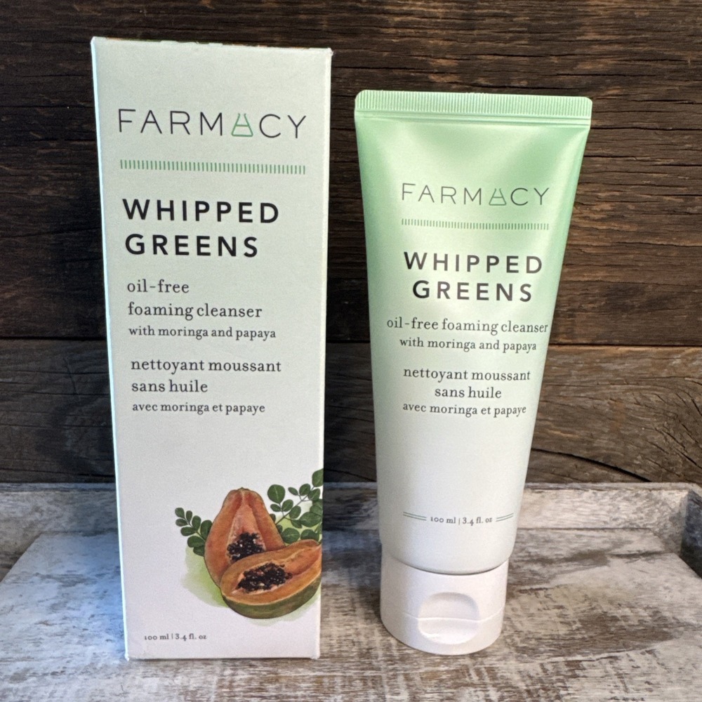 Farmacy‎ Whipped Greens Oil-Free Foaming Cleanser Moringa Papaya (100ml) | $29